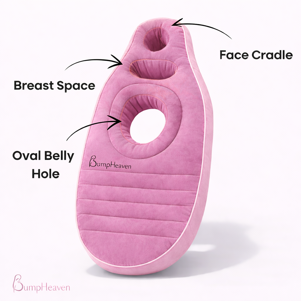 BumpHeaven™ – CloudComfort Pregnancy Pillow