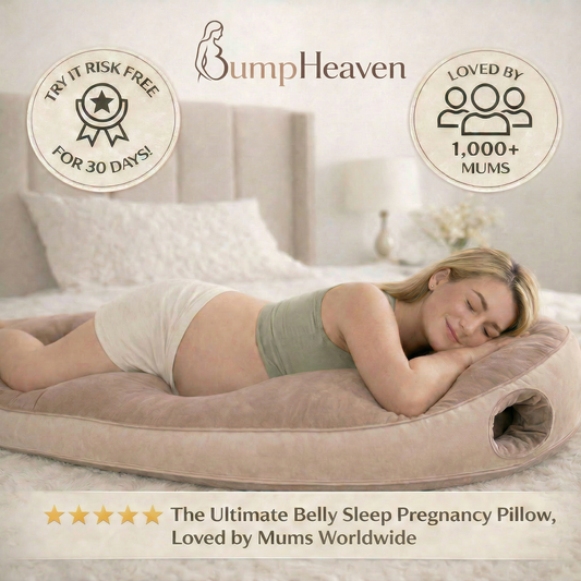 BumpHeaven™ – CloudComfort Pregnancy Pillow