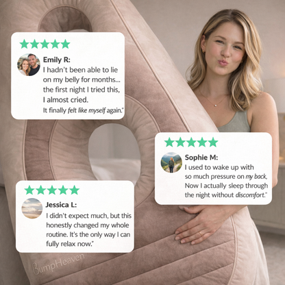 BumpHeaven™ – CloudComfort Pregnancy Pillow